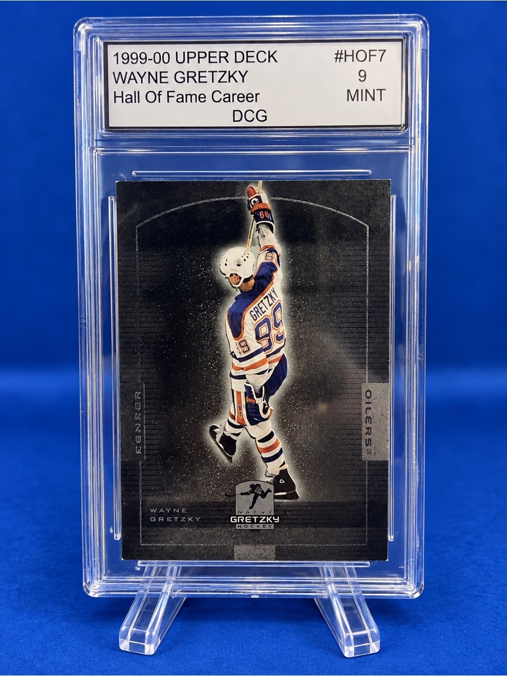 Upper Deck Wayne Gretzky Hall of Fame Career Card - Edmonton Oilers
